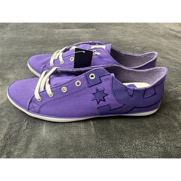 DC Women's Cleo Shoes Purple Size 11 Skate Canvas Sneakers - Picture 6 of 17